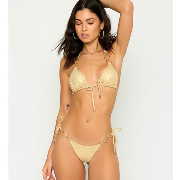 Beach Bunny Set: Shannon Triangle Top + Audrey Tango Bottom - Small (worn 1x) - Picture 1 of 14